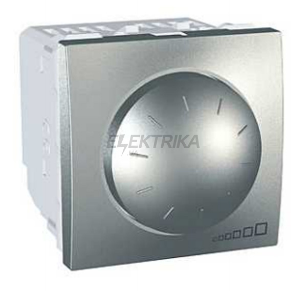Світлорегулятор поворотно-натискний для флюоресцентних ламп (1-10В), алюміній
