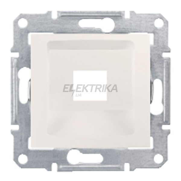 Супорт для конекторів 1м RDM КАТ5Е 6 UTP Schneider Electric Sedna слонова кістка (SDN4300423)