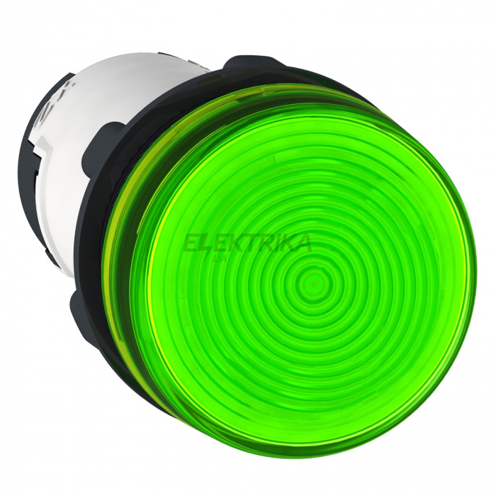 Сигнальна лампа Schneider Electric 22 мм 230В зелена XB7EV73P