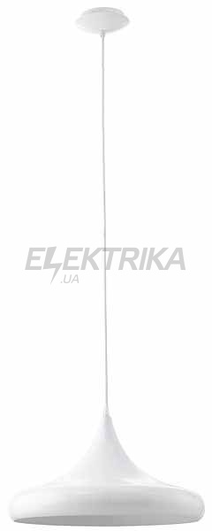 Світильник підвісний 1х60Вт Е27, білий/нікель, 92718