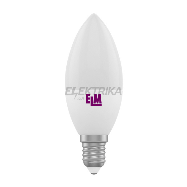 Лампа світлодіодна свічка C37 5W PA11 E14 4000 ELM