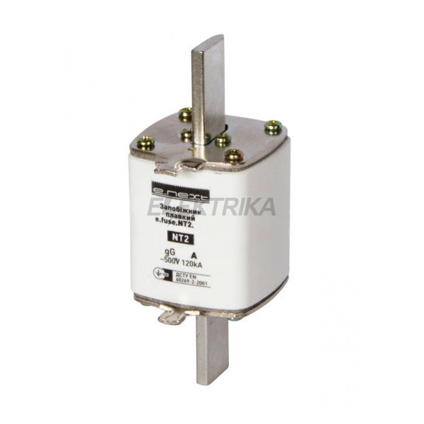 Запобіжник плавкий e.fuse.NT2.80, габарит 2, 80А