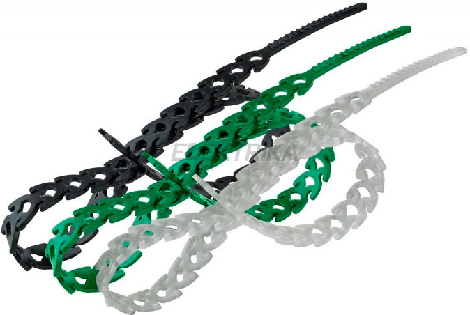 Стяжка кабельна Schneider Electric Rapstrap 10х300 мм (24 шт) чорний (IMT38068)