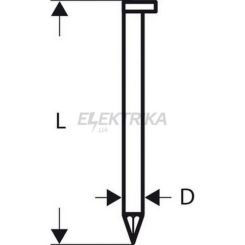 Цвяхи з D-подібною головкою SN34DK 90HG, в обоймі 3,1 мм, 90 мм, feuerverzinkt, glatt