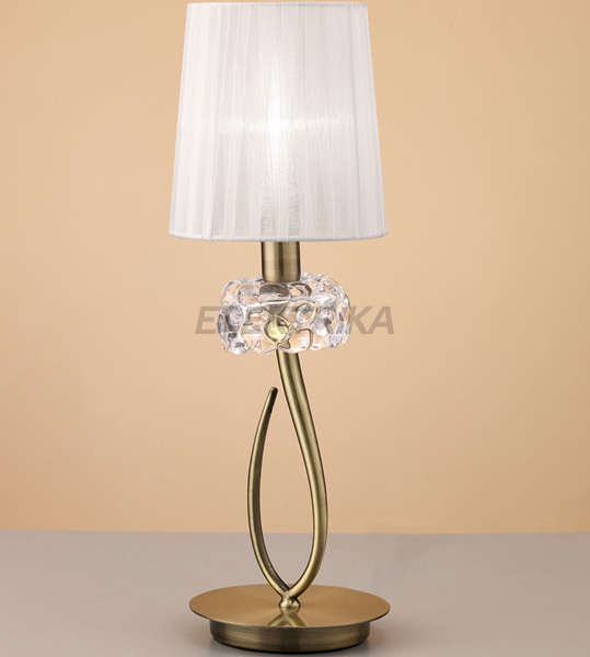 Настільна лампа Mantra LOEWE ANTIQUE BRASS 4737