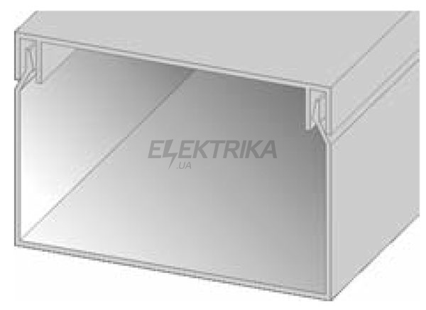 Короб пластиковий e.trunking.stand.80.50, 80х50мм, 2м