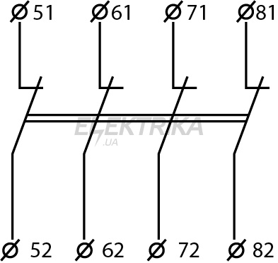 Додаткові контакти для ПМ-0 АСКО-УКРЕМ ДК(ПМ0)-04 (A0040050058)