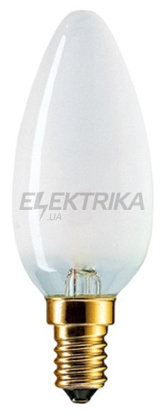 Лампа розжарювання Philips B35 25W Е14 FR свічка мат. (10018524)