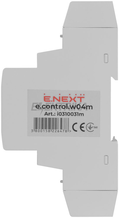 Лічильник однофазний e.control.w04m 5(45)А електронний клас 1.0 (некомер) (i0310031m)