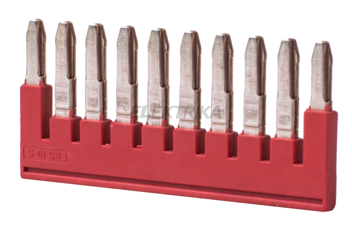 Планка з'єднувальна e.jp.spring.10pin-2,5 (s070037)