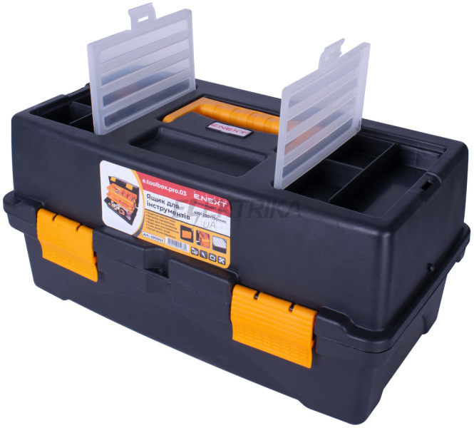 Ящик для інструментів, e.toolbox.pro.03, 17" 410x230x190мм (t011003)