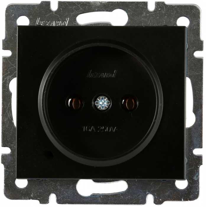 Розетка Lezard Rain антрацит (703-4288-121B)