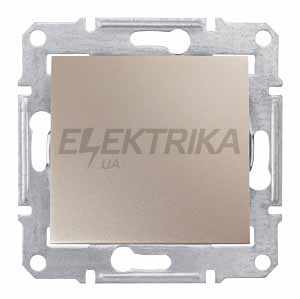 Вимикач 1-клавішний Schneider Electric Sedna титан (SDN0100168)