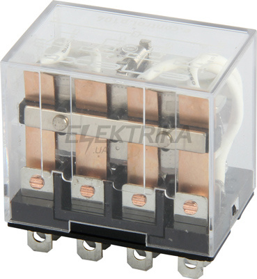 Реле проміжне e.control.p1044, 10А, 24В AC, на 4 групи контактів