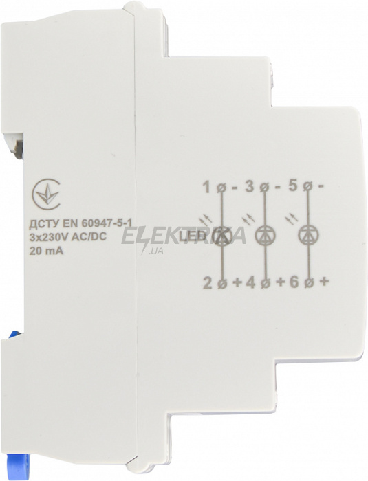 Модульний сигнальний індикатор 230V AC/DC SLD-3 (A0140030036)