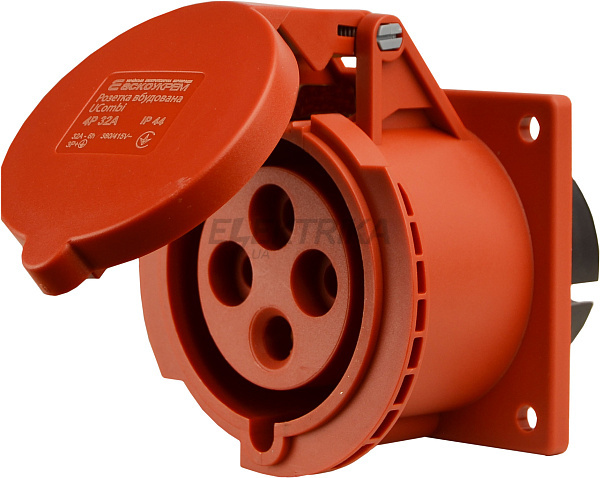 Розетка вбудована серії UCombi 4P 32A IP 44 (A0080010161)