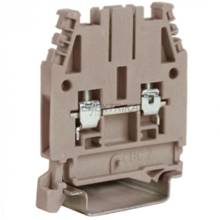 CBC.2GR(Ex), прохідний затискач сірий 2,5 кв.мм