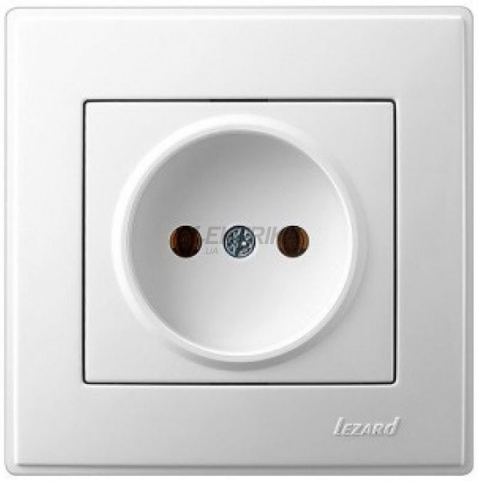 Розетка Lezard Lesya білий (705-0202-121)