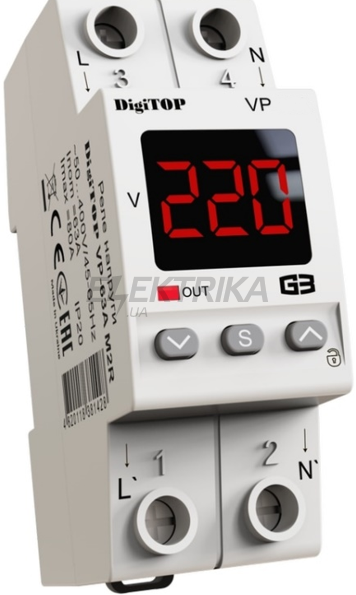 Реле напруги 40A digitop (VP-40A M2R)