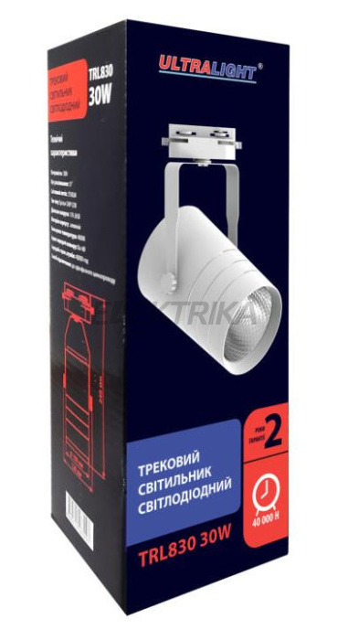 Світильник трековий світлодіодний Ultralight TRL830 білий (51547)