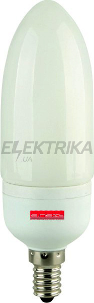 Лампа енергозберігаюча e.save.candle.E14.7.4200, тип candle, патрон Е14, 7W, 4200 К