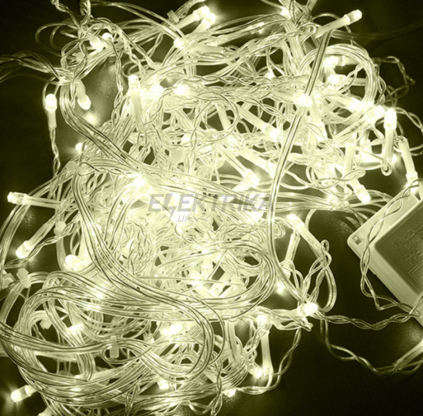 Гірлянда STARLIGHT лінійна теплий білий 100LED IP20 прозорий 5м (000057284)