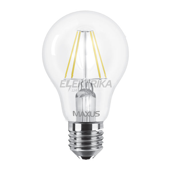 Світлодіодна лампа (філамент), А60, 8W, м'яке світло, E27