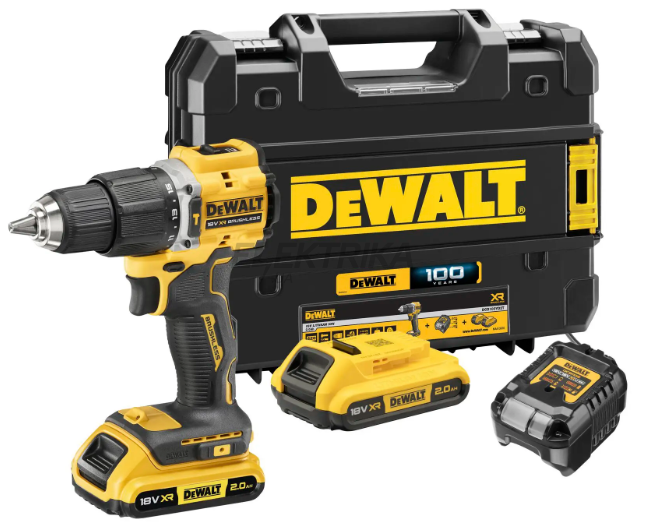 Дриль-шурупокрут 100 YEARS DeWALT (DCD100YD2T)