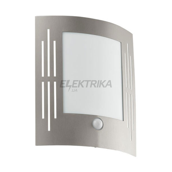 Бра "City", 1х15Вт E27, нержавіюча сталь, з датчиком руху, 88144