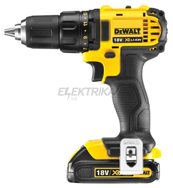 Дриль-шуруповерт акумуляторний 18 В Li-Ion DCD780C2