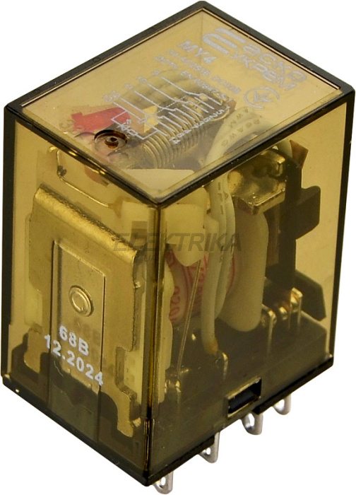 Реле проміжне АСКО-УКРЕМ МY4 (AC 220 V) (A0090010009)