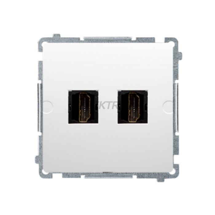 Розетка подвійна HDMI Simon Basic біла (BMGHDMI2.01/11)
