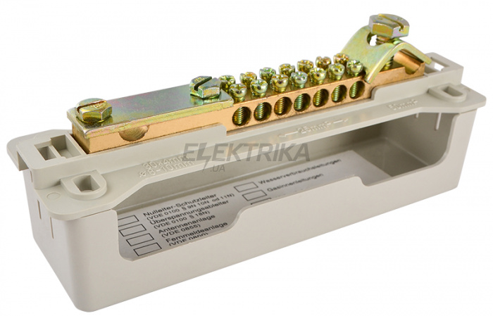 Шина нульова з кришкою АСКО-УКРЕМ BC-10 (A0150120073)