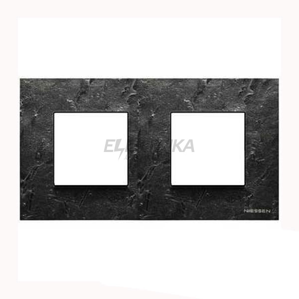 Рамка 2-постова Zenit N2272 PZ, сланець