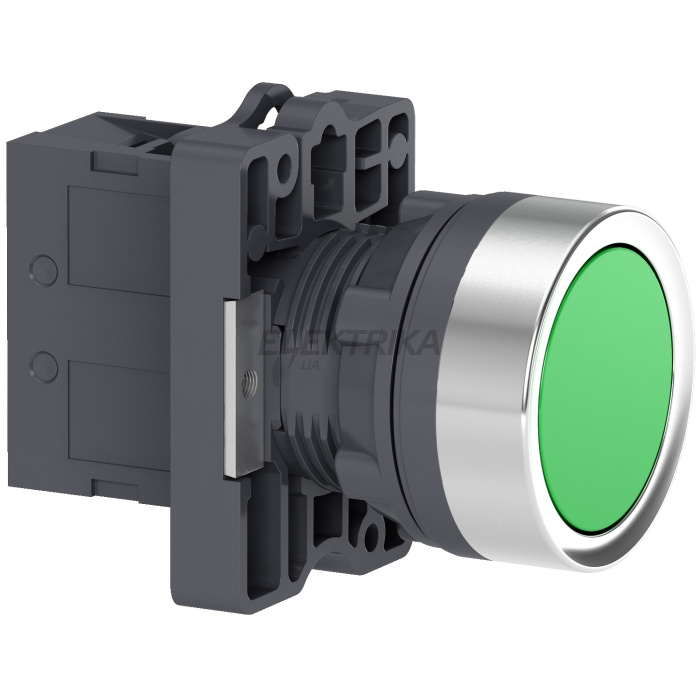 Кнопка в зборі Schneider Electric Кнопка XA2, пружинне повернення,зелена,1НO XA2EA31