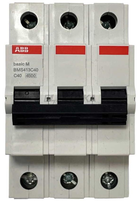 Автоматичний вимикач ABB basic M 3P C40 (2CDS643041R0404)