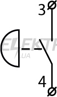 Кнопка "грибок" "Старт" АСКО-УКРЕМ TB5-AC31 (d 40 мм) зелений (A0140010178)