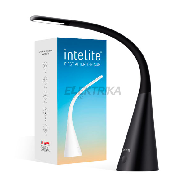 Настільний світильник Intelite Desklamp Black (DL4-5W-BL)