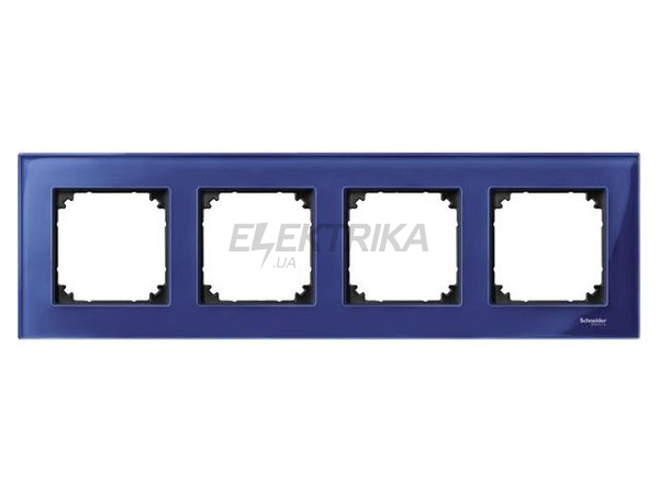 Рамка скляна 4-поста, сапфір