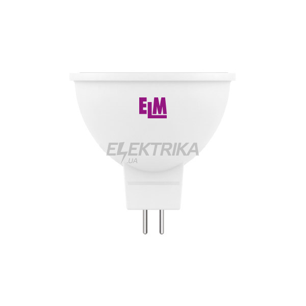 Світлодіодна лампа MR-16 PA10L 5W GU5,3 3000K алюмопл. корп. 18-0066