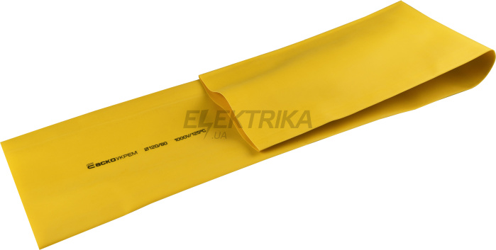 Термоусаджувальна трубка  120,0/60,0 шт.(1м) жовта (A0150040758)