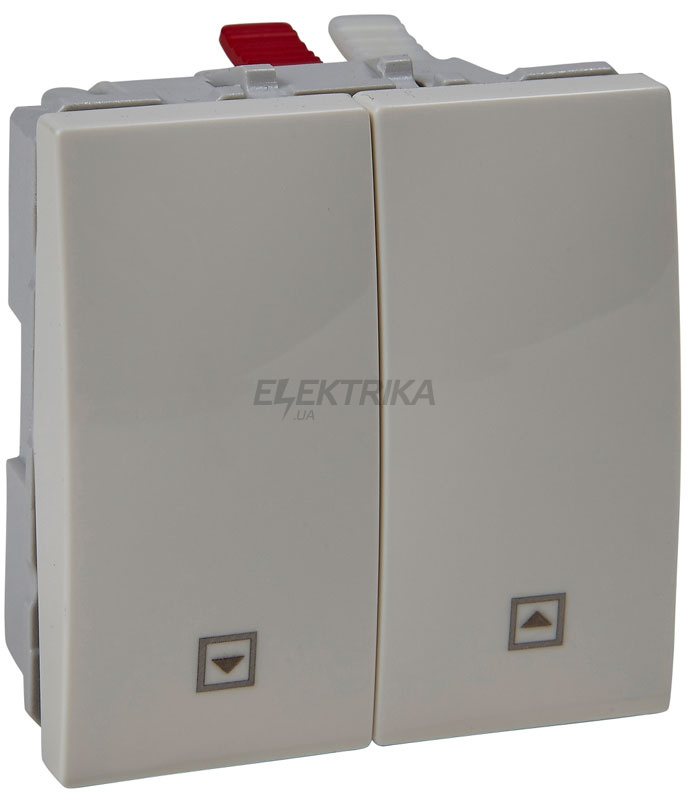 Вимикач для жалюзі Schneider Electric Unica слонова кістка (MGU3.208.25)