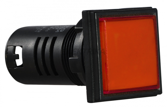 Сигнальна арматура АСКО-УКРЕМ AD22-22F 220V АC червоний (A0140030157)