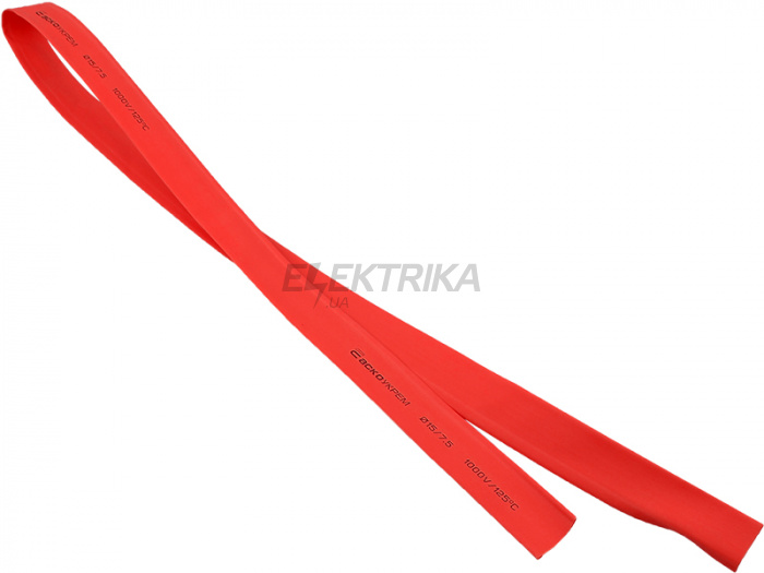 Термозбіжна трубка АСКО-УКРЕМ Ø 15,0/7,5 (1м) червоний (A0150040368)