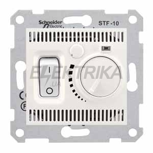 Термостат для теплої підлоги Schneider Electric Sedna слонова кістка (SDN6000323)