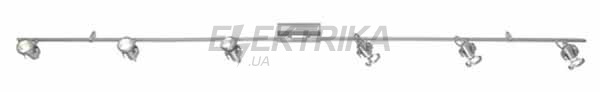 Світильник 6х50Вт GU10, незабарвлений/хром, 86015