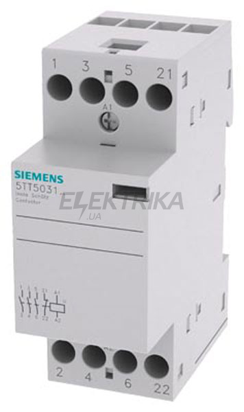 КОНТАКТОР SIEMENS 3НО+1НЗ AC 230,400V 25A УПР. AC/DC