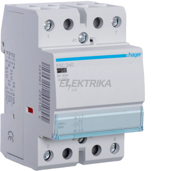 Контактор стандарт 40A, 2НЗ, 24В