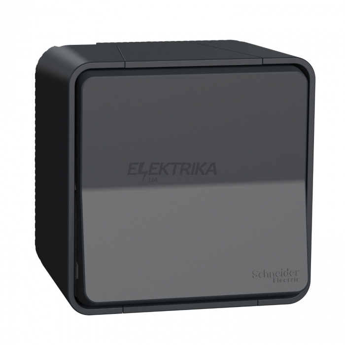 Клавішний вимикач Schneider Electric Mureva Styl - 2-way switch - surface mounting - grey MUR35021