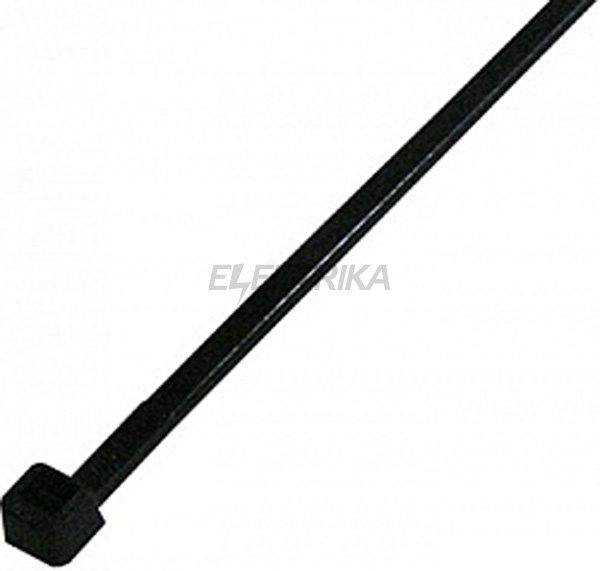 Кабельна стяжка e.ct.stand.150.3.black(100шт), чорна